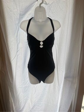 Niki Wior Black Swimsuit & Cover-Up Set - Medium